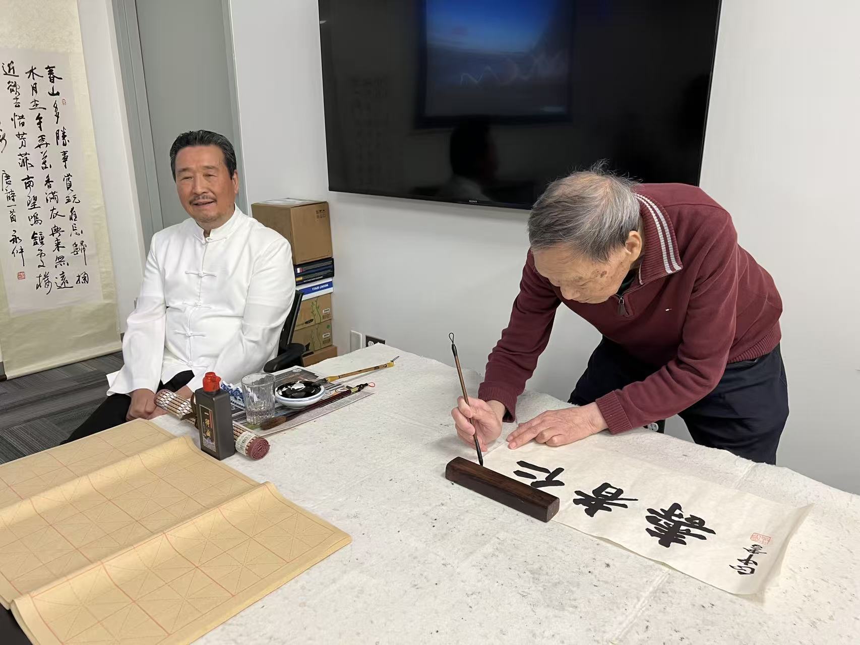 唐教授书写沙龙作品